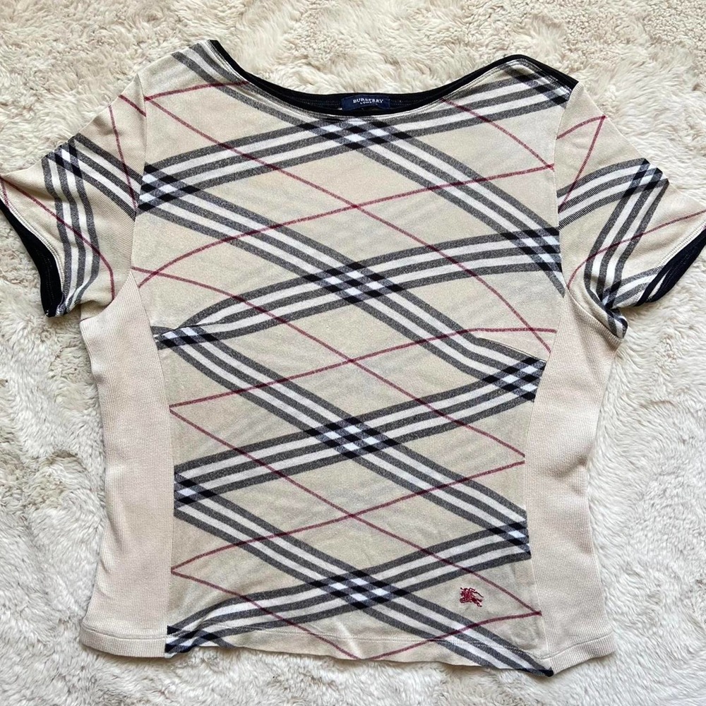 Nova Check Burberry Top Size L